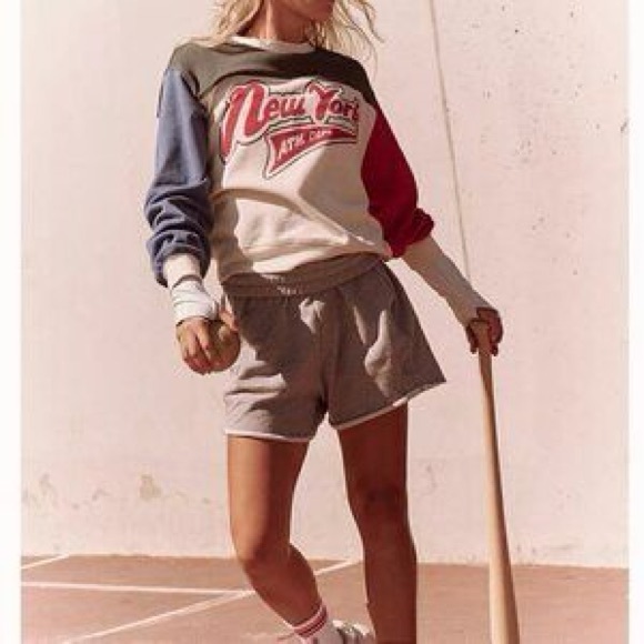 Free People Tops - Free People -DayDreamer New York Athletic Dept Crewneck LongSleeve Sweatshirt XS